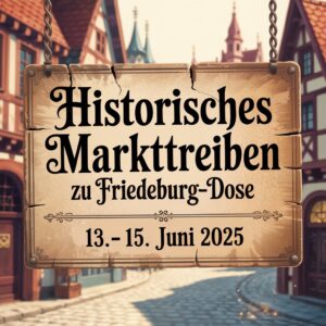 Historisches Markttreiben zu Friedeburg-Dose 2025