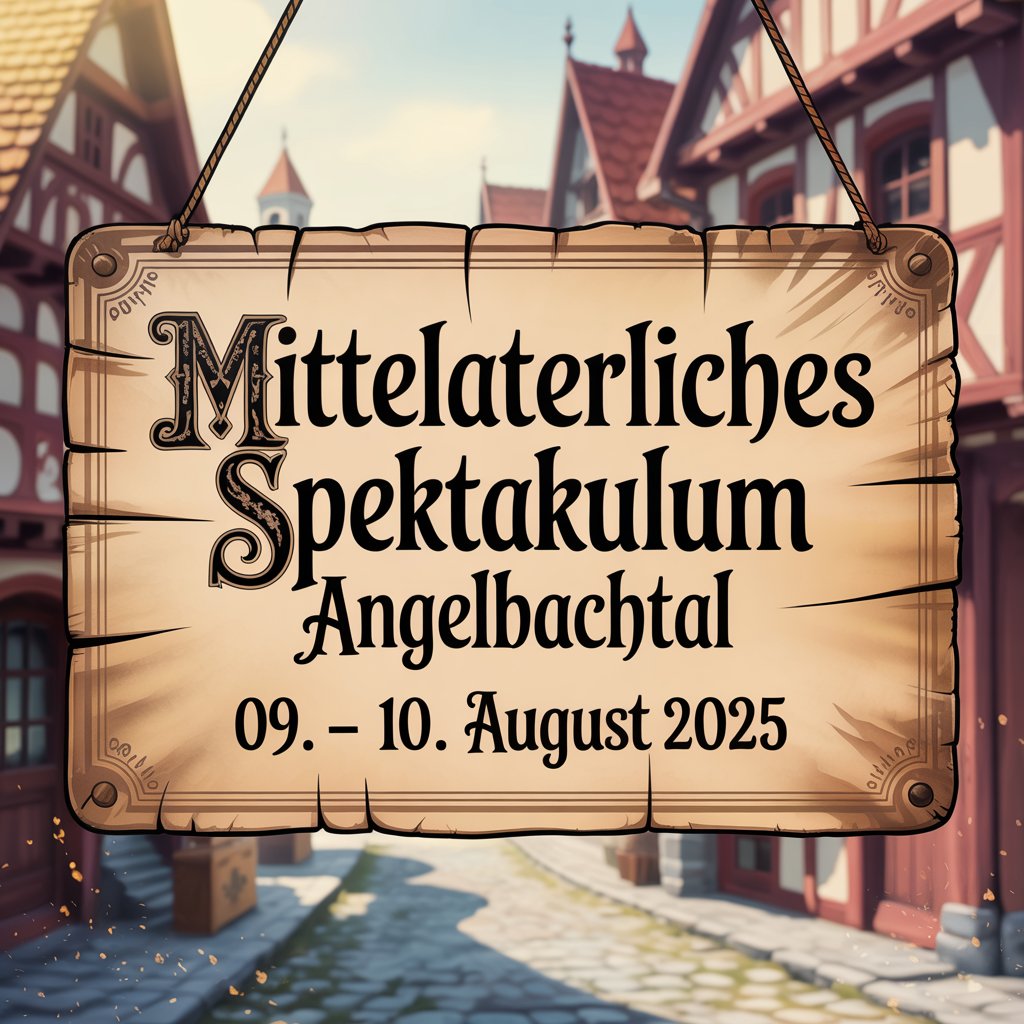 Mittelalterliches Spektakulum Angelbachtal 2025