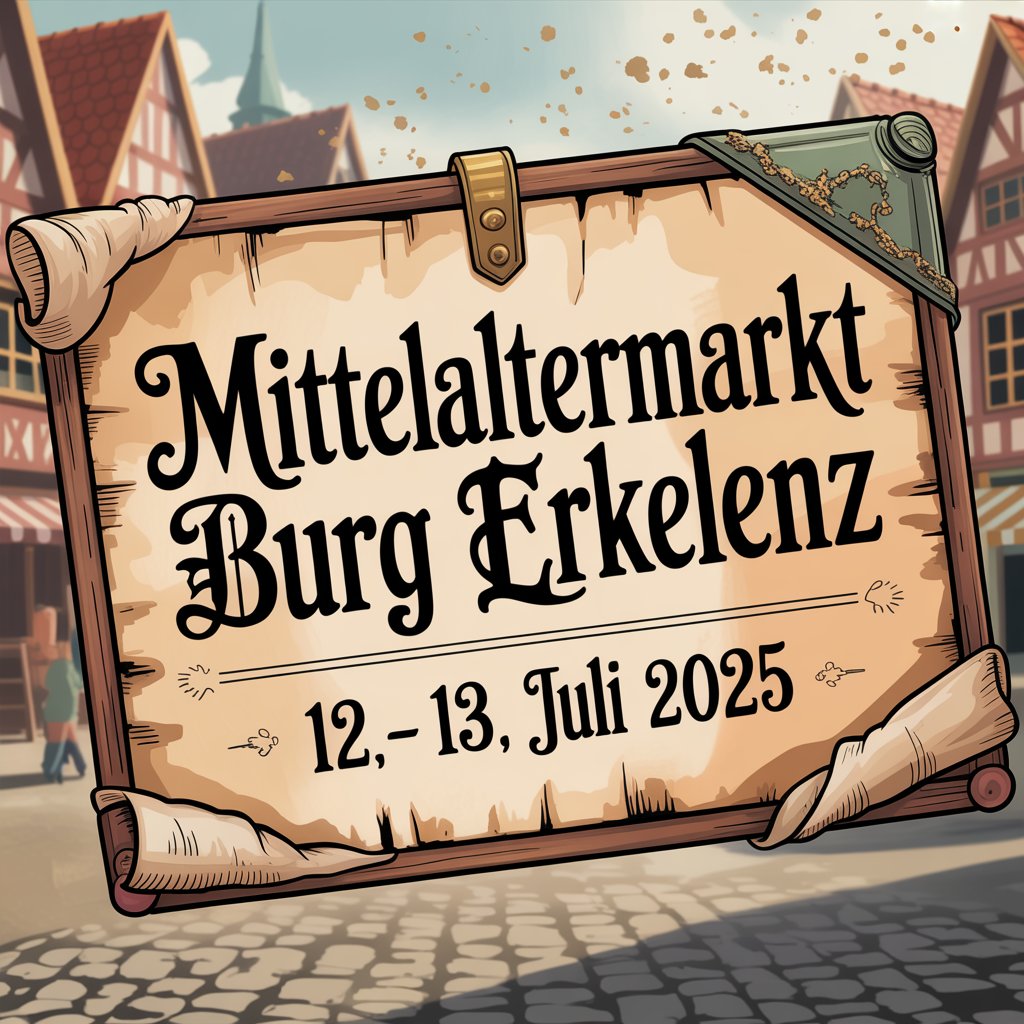 Mittelaltermarkt Burg Erkelenz 2025