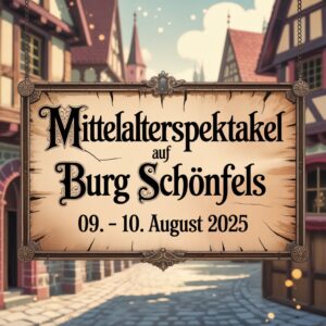 Mittelalterspektakel auf Burg Schönfels 2025
