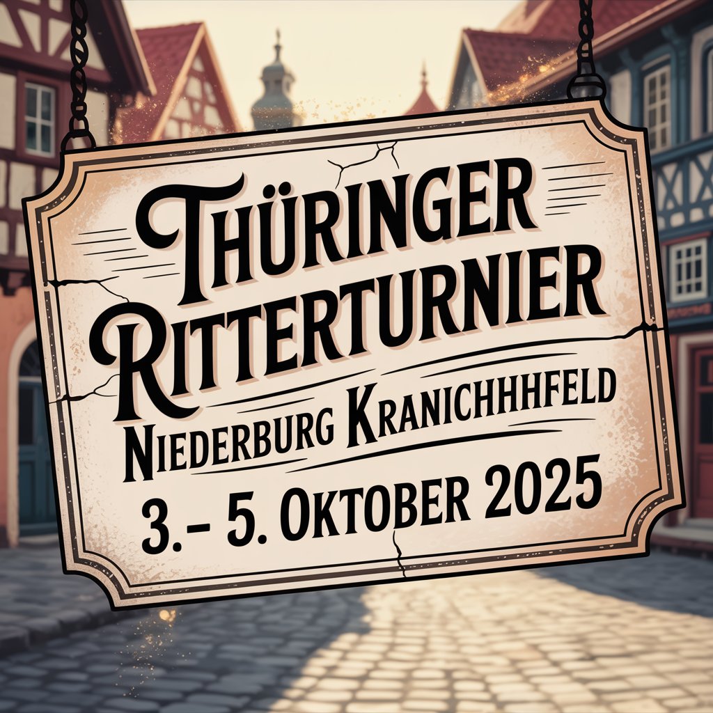 Thüringer Ritterturnier Niederburg Kranichfeld 2025