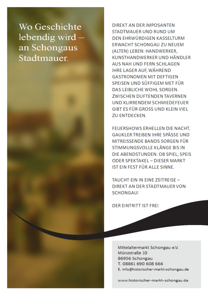 Historischer Markt in Schongau 2025