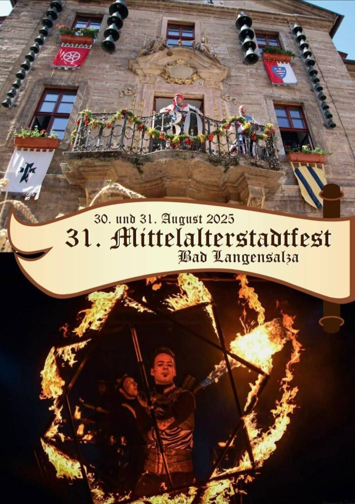31. Mittelalterstadtfest zu Bad Langensalza 2025