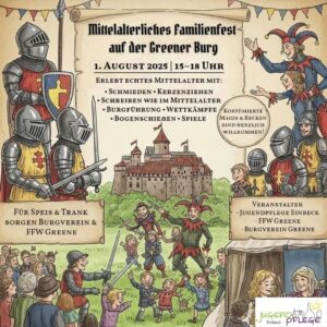 Mittelalterliches Familienfest auf der Greener Burg 2025