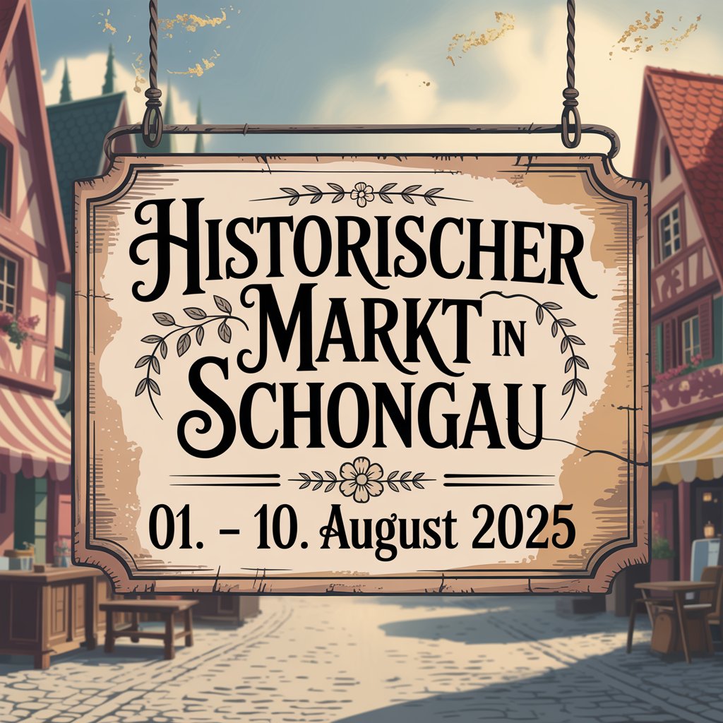 Historischer Markt in Schongau 2025