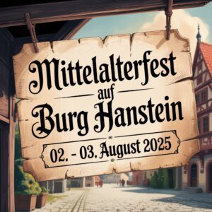 Mittelalterfest auf Burg Hanstein 2025