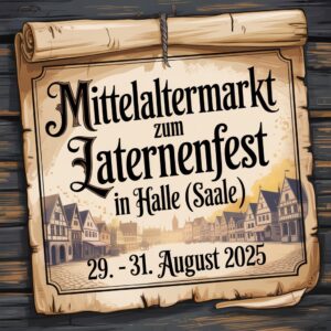 Mittelaltermarkt zum Laternenfest in Halle (Saale) 2025