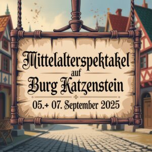 Mittelalterspektakel auf Burg Katzenstein 2025