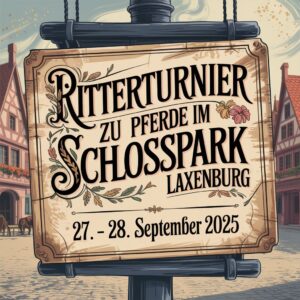Ritterturnier zu Pferde im Schlosspark Laxenburg 2025
