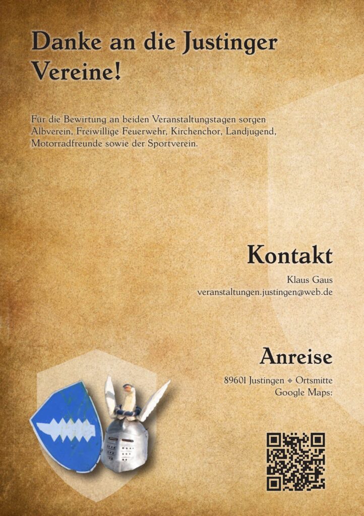 35 Jahre Justingen – Ritterturnier und Mittelaltermarkt