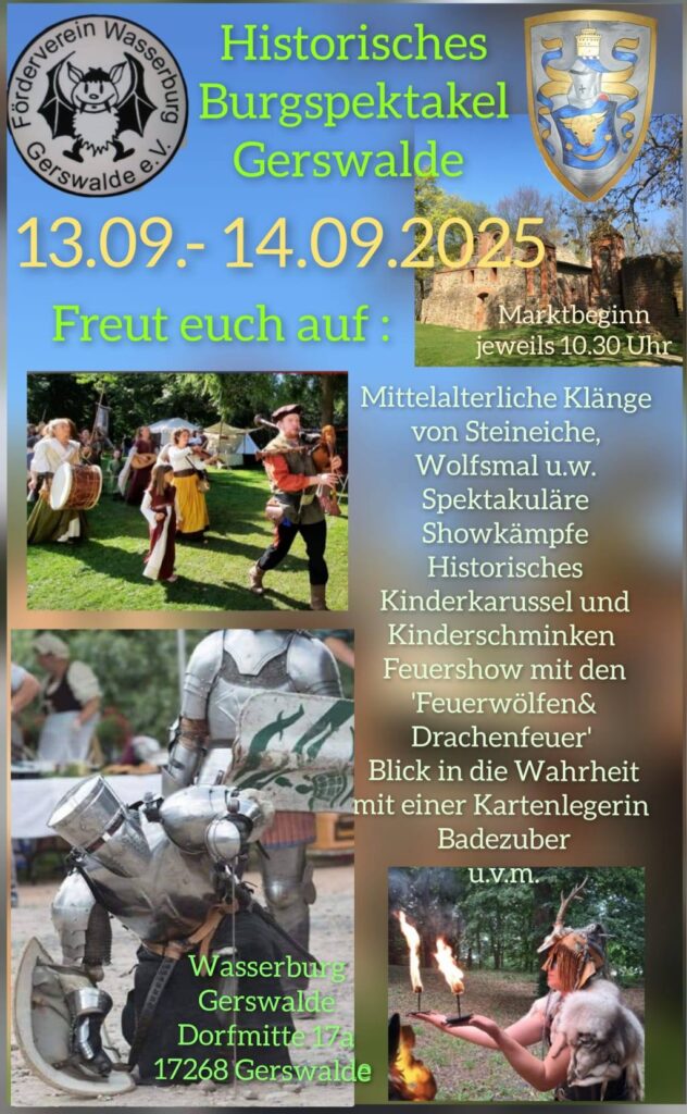 Historisches Burgspektakel zu Gerswalde 2025