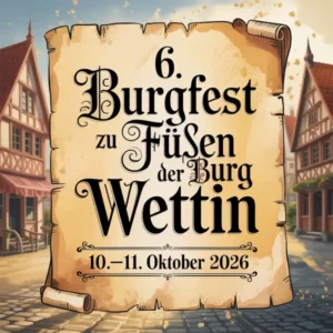 6. Burgfest zu Füßen der Burg Wettin 2026