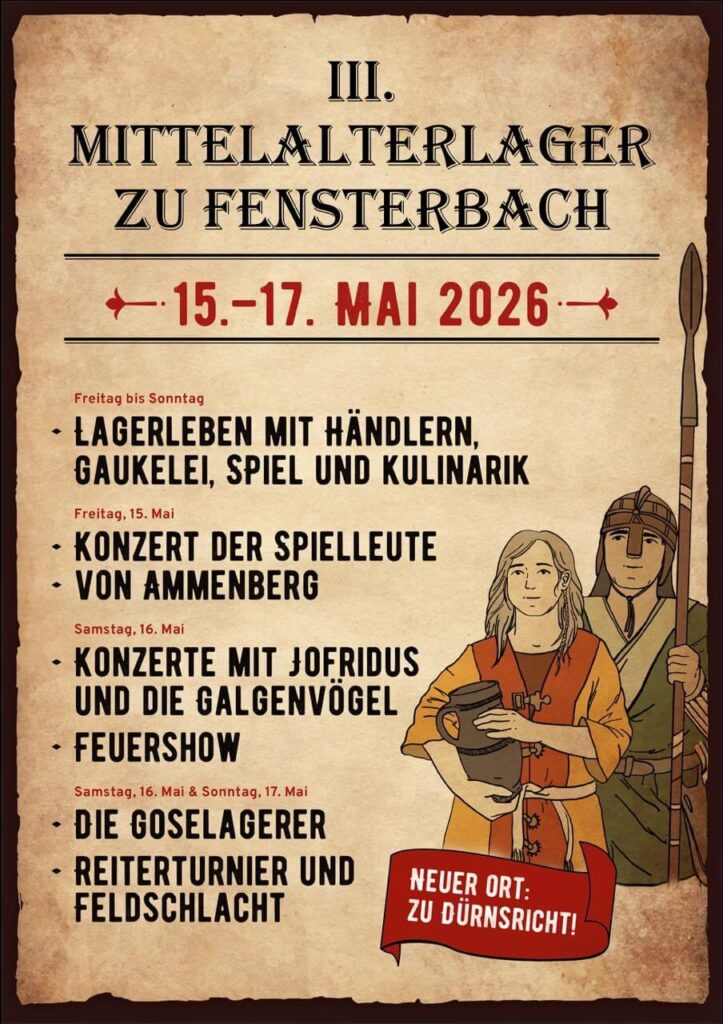 3. Mittelalterlager zu Fensterbach 2026