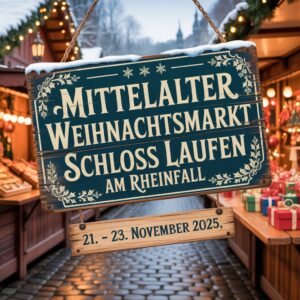 Mittelalter Weihnachtsmarkt auf Schloss Laufen am Rheinfall 2025