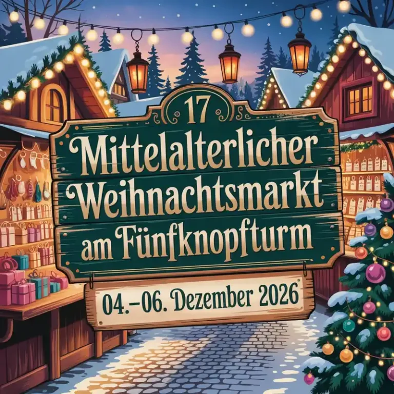 17. Mittelalterliche Weihnachtsmarkt am Fünfknopfturm 2026