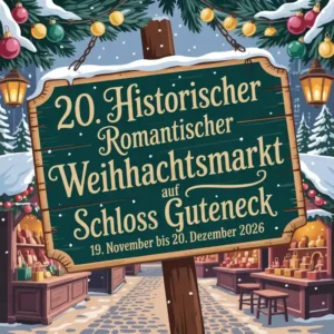 20. Historische, romantische Weihnachtsmarkt auf Schloss Guteneck 2026