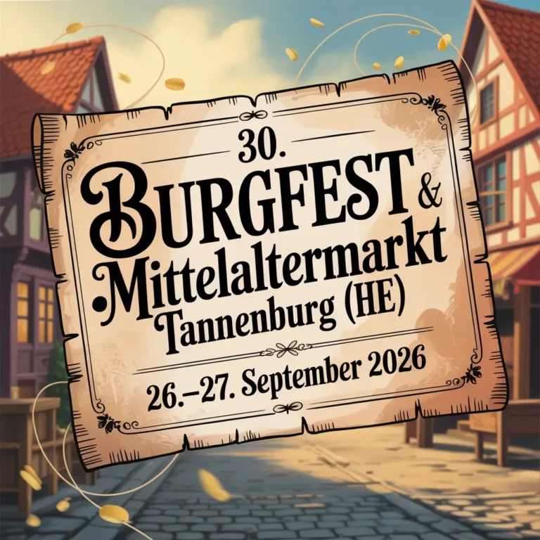 30. Burgfest & Mittelaltermarkt Tannenburg (HE) 2026