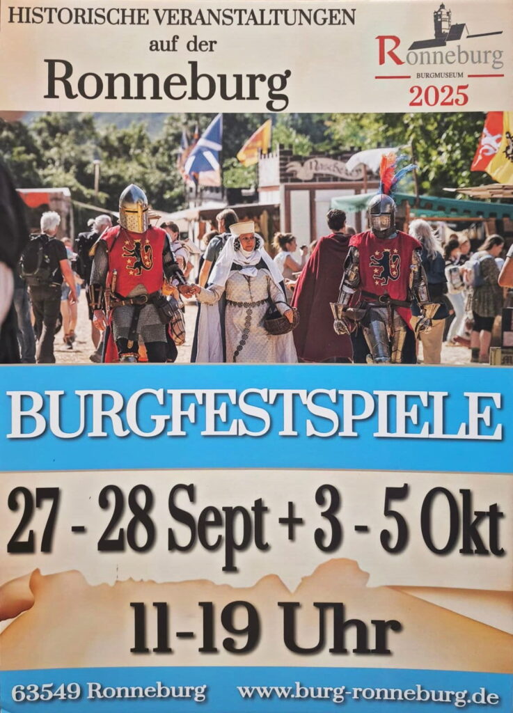 Burgfestspiele auf der Ronneburg 2025