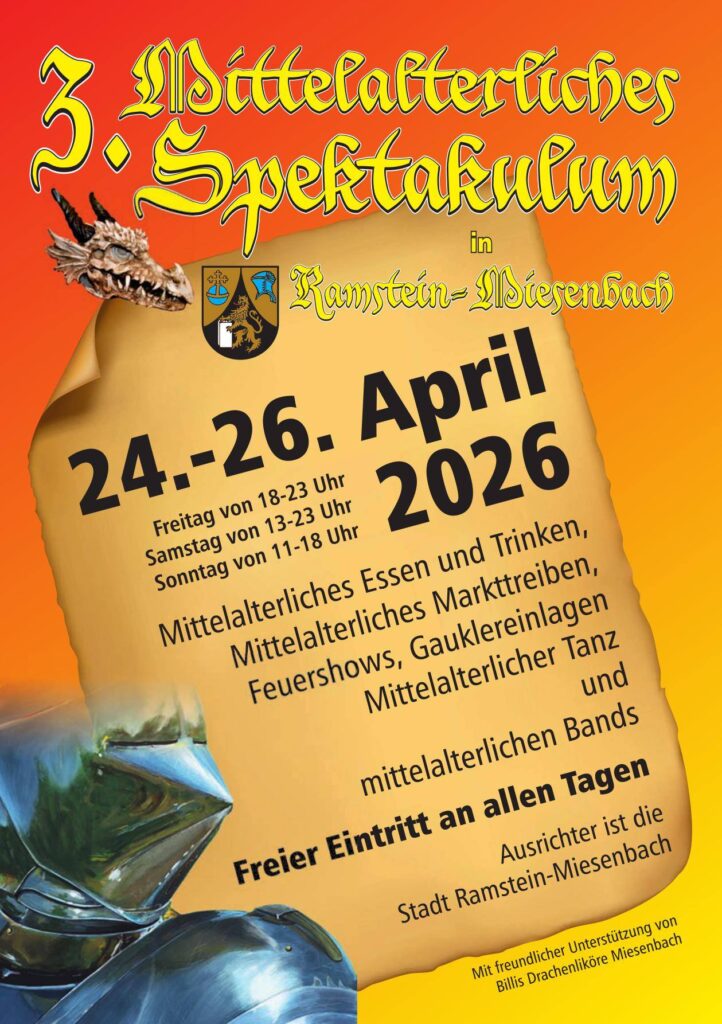 3. Mittelalterliches Spektakulum Ramstein-Miesenbach 2026