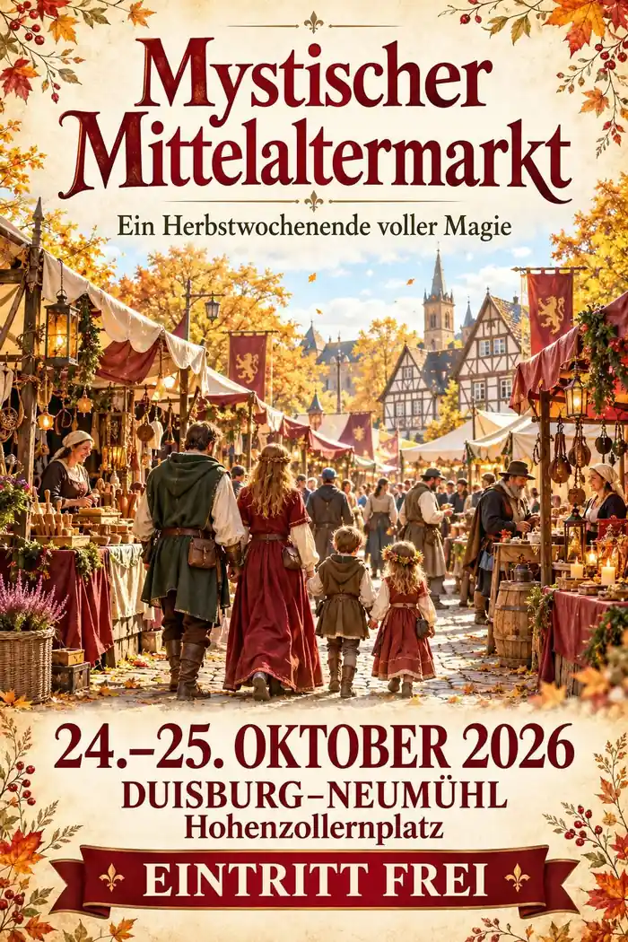 Mystischer Mittelaltermarkt Duisburg-Neumühl 2026