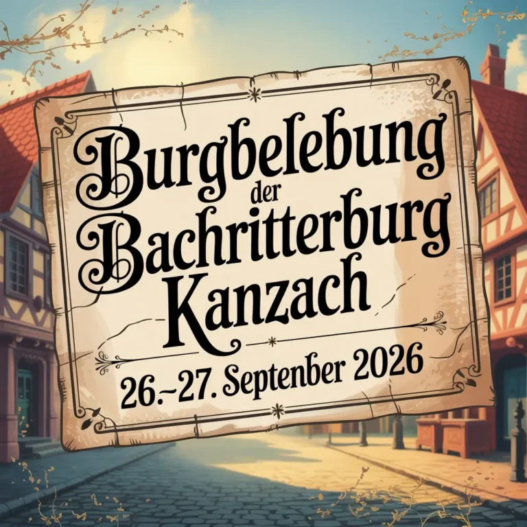 Burgbelebung durch Grifenstain 1270 auf der Bachritterburg Kanzach 2026