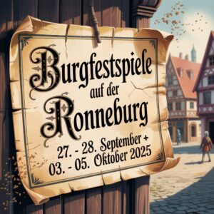 Burgfestspiele auf der Ronneburg 2025