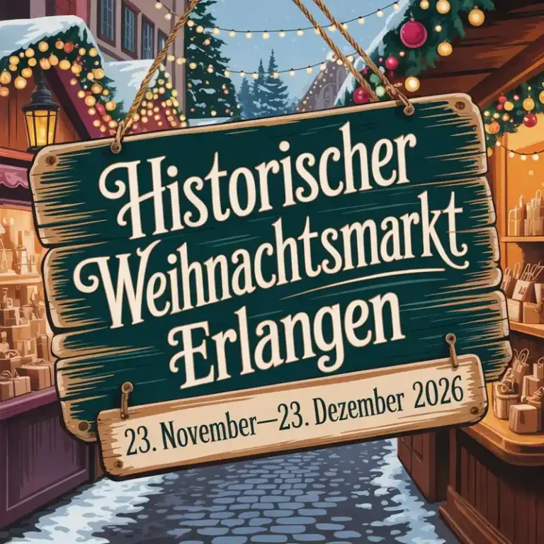 Historischer Weihnachtsmarkt Erlangen 2026