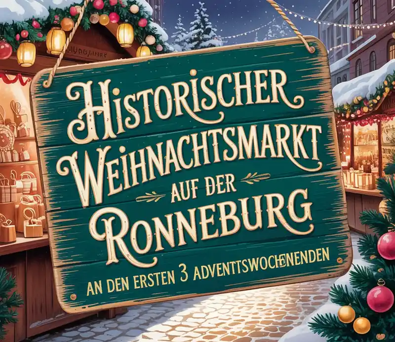 Historischer Weihnachtsmarkt auf der Ronneburg 2026