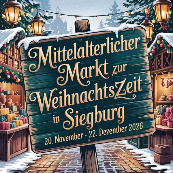 Mittelalterlicher Markt zur Weihnachtszeit in Siegburg 2026