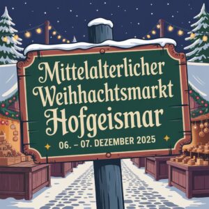 Mittelalterlicher Weihnachtsmarkt Hofgeismar 2025