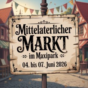 Mittelaterlicher Markt im Maxipark 2026