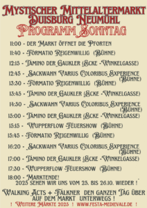 Mystische Mittelaltermarkt Duisburg-Neumühl 2025