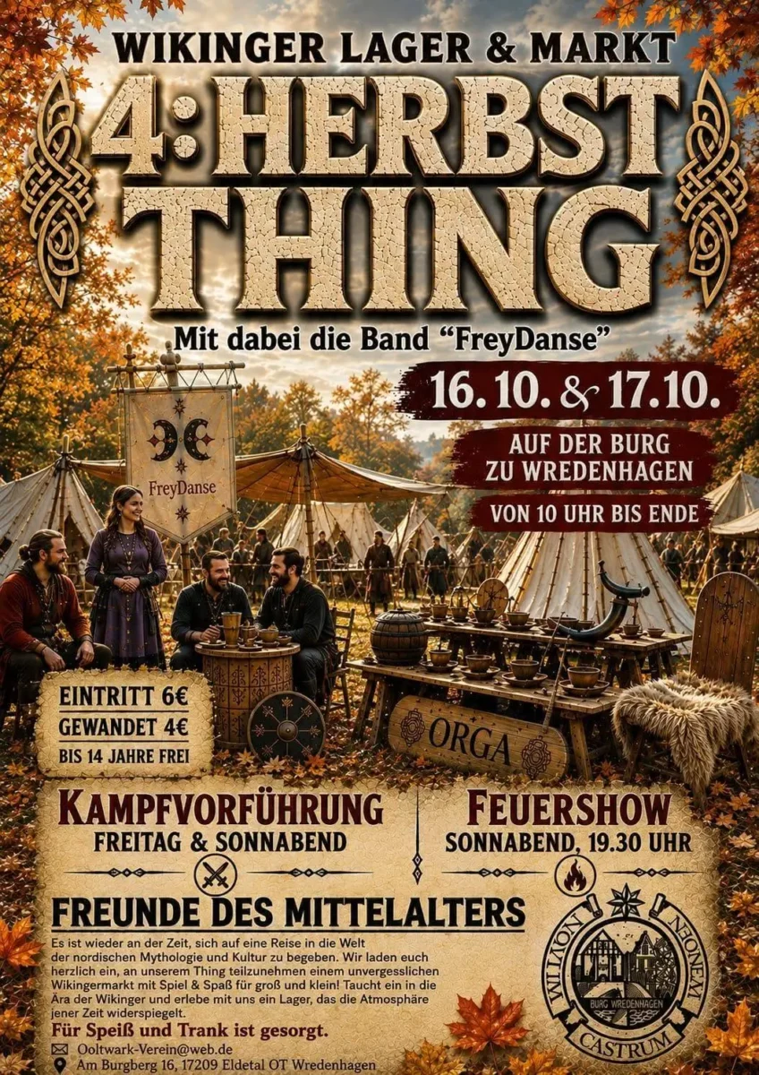 Wikinger Lager & Markt – Herbst Thing (MV) 2026