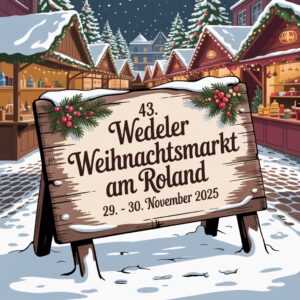 43. Wedeler Weihnachtsmarkt am Roland 2025