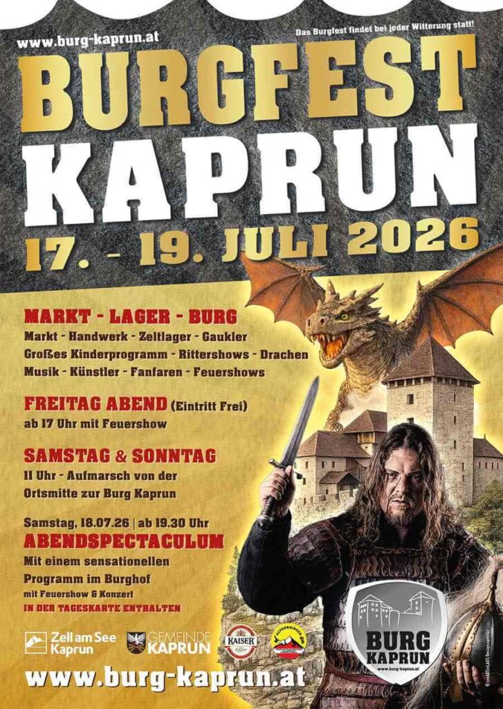 36. Burgfest Kaprun 2026