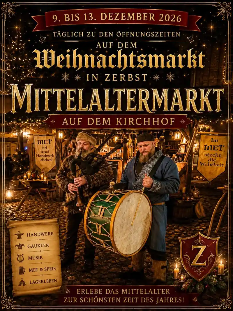 Zerbster Weihnachtsmarkt 2026