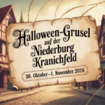 Halloween-Grusel auf der Niederburg Kranichfeld 2026