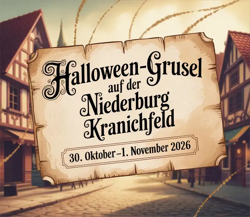 Halloween-Grusel auf der Niederburg Kranichfeld 2026