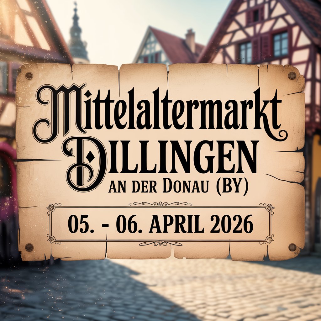 Mittelaltermarkt Dillingen an der Donau 2026