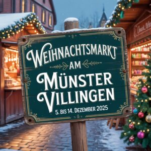 Weihnachtsmarkt am Münster Villingen 2025