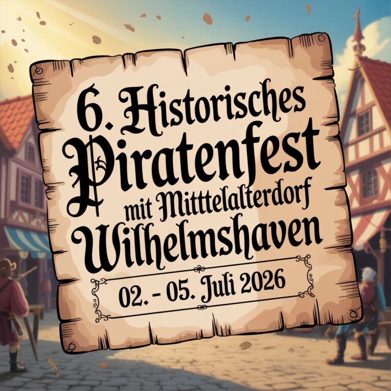 6. Historisches Piratenfest mit Mittelalterdorf Wilhelmshaven 2026
