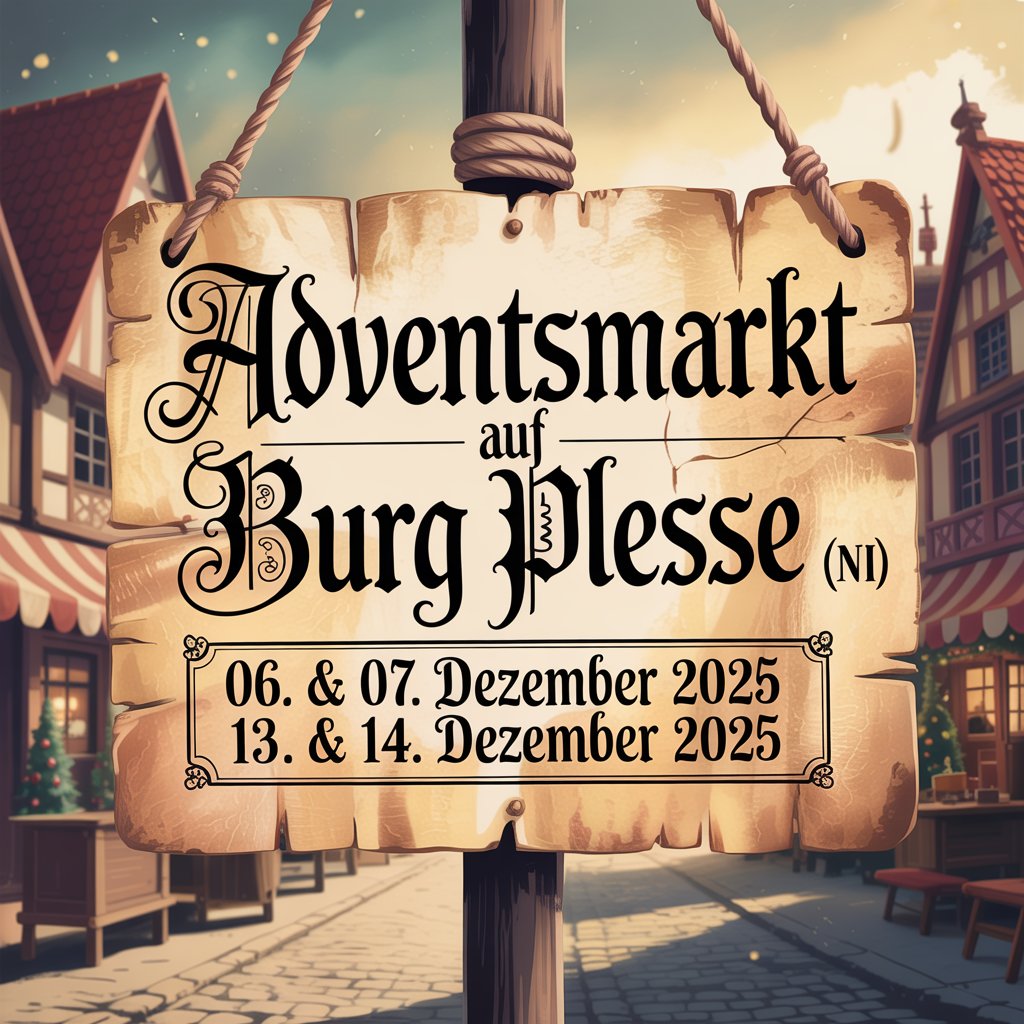 Adventsmarkt auf Burg Plesse 2025