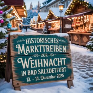 Historisches Markttreiben zur Weihnacht in Bad Salzdetfurt 2025