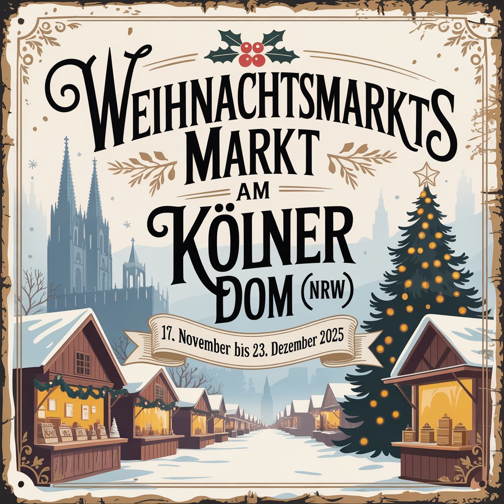 Weihnachtsmarkt am Kölner Dom 2025