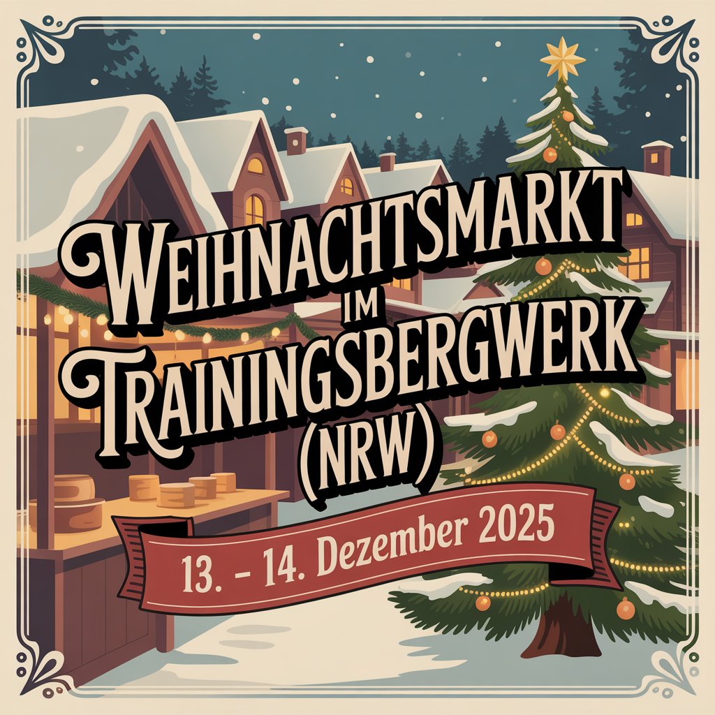 Weihnachtsmarkt im Trainingsbergwerk 2025