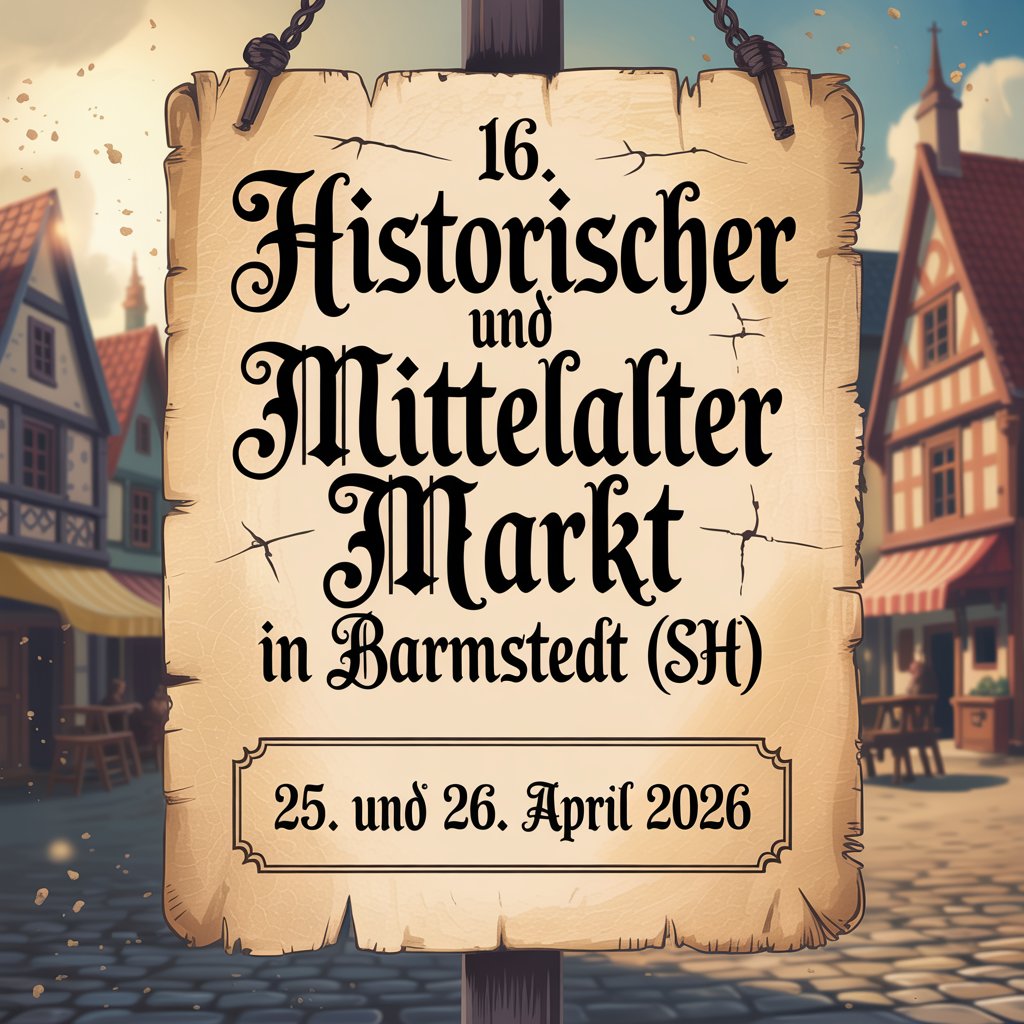 16. Historischer und Mittelalter Markt in Barmstedt 2026