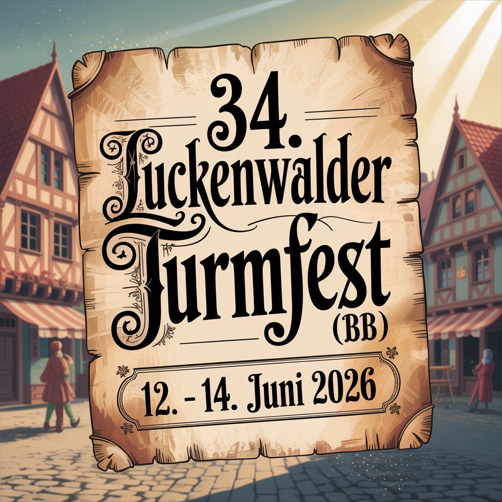 34. Luckenwalder Turmfest 2026