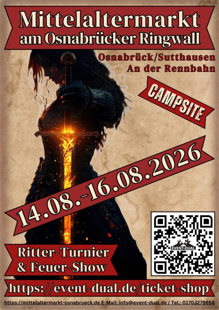 Mittelaltermarkt am Osnabrücker Ringwall 2026