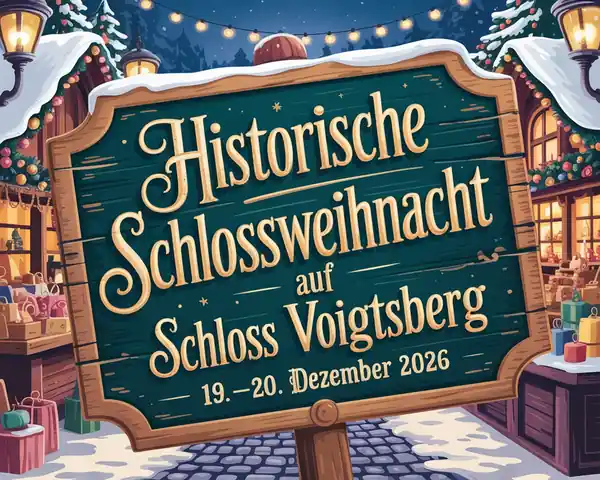 Historische Schlossweihnacht auf Schloss Voigtsberg 2026