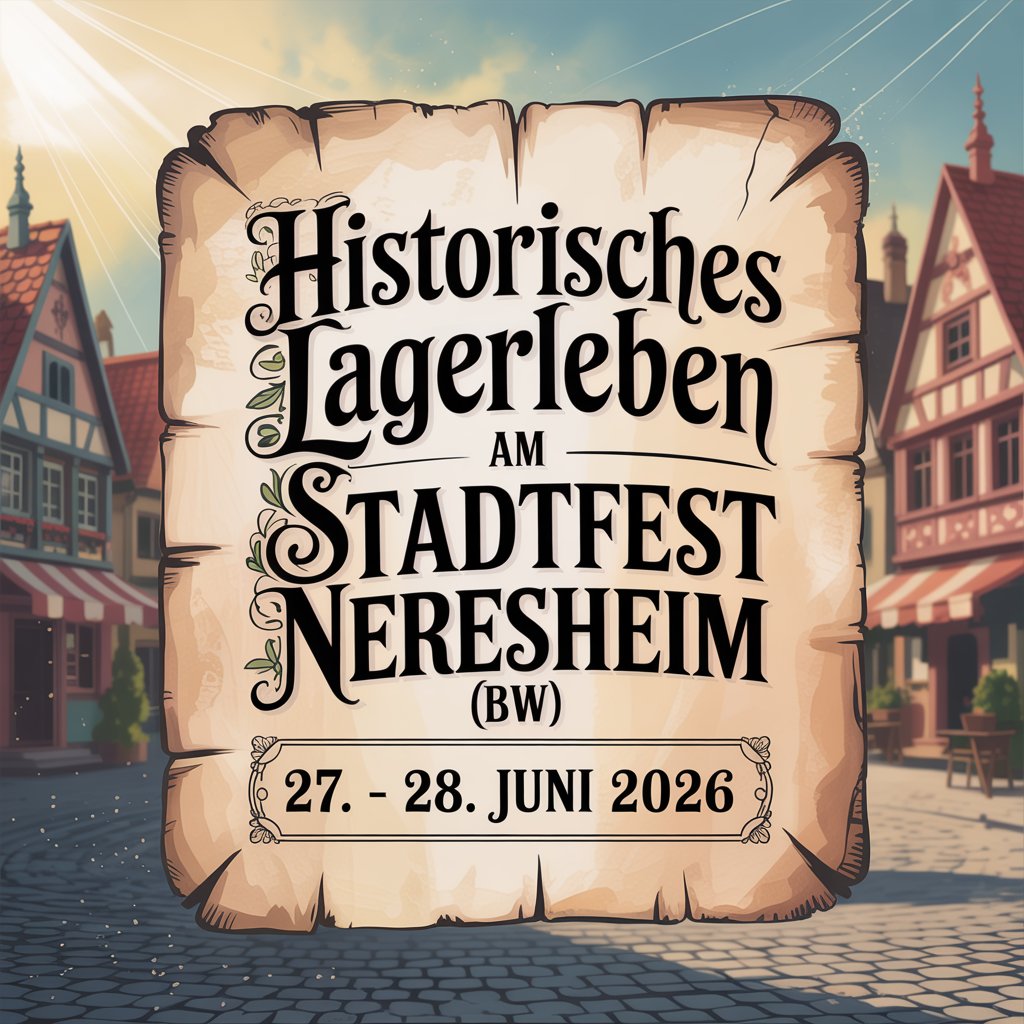 Historisches Lagerleben am Stadtfest Neresheim 2026